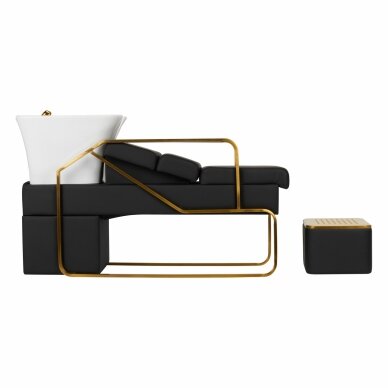 Friziera izlietne Gabbiano Diana Gold Black 1