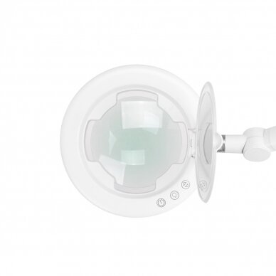 Kosmetische LED Tischlampe mit Lupe 5D 12W ADJUSTABLE LIGHT COLOR 5