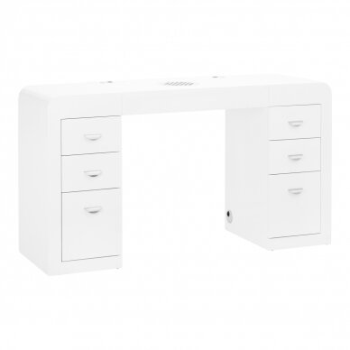 Manicure table with dust collector COSMETIC DESK 314 WHITE
