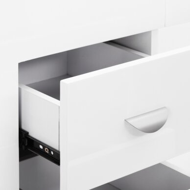 Manicure table with dust collector COSMETIC DESK 314 WHITE 9 Manicure table with dust collector COSMETIC DESK 314 WHITE 9