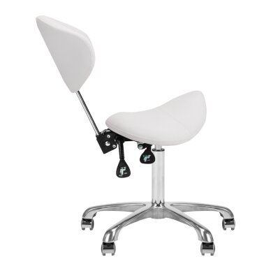 Kosmetoloģijas taburete Giovanni 1004 White 4