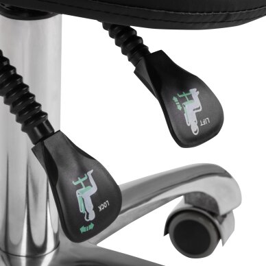 Kosmetologi jakkara Giovanni 1004 Black 6 Kosmetologi jakkara Giovanni 1004 Black 6