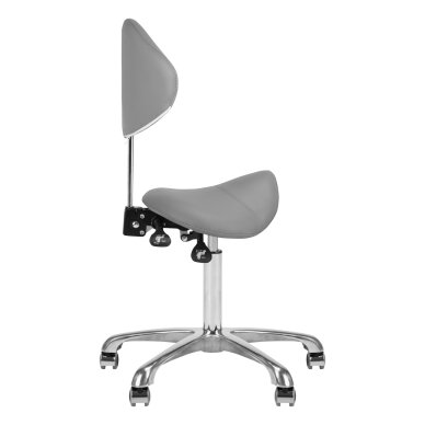 Beautician stool Giovanni 1004 Grey 1 Beautician stool Giovanni 1004 Grey 1