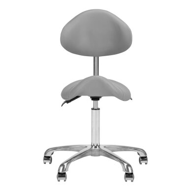 Kosmetoloģijas taburete Giovanni 1004 Grey 2