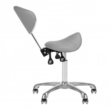 Meistara krēsls COSMETIC BEAUTY STOOL GIOVANNI GRAY 4