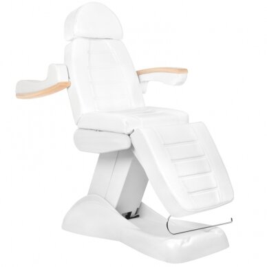 Kosmetoloģijas krēsls ELECTRIC 3 MOTORS LUX HEATING WHITE 2