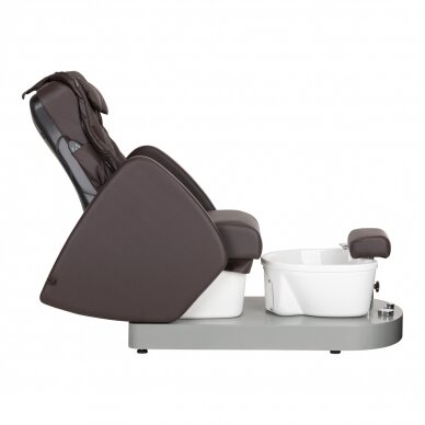 Pedikīra krēsls ar kāju vanniņu AZZURRO 016C PEDICURE MASSAGE CHAIR BROWN 2