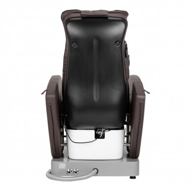 Pedikīra krēsls ar kāju vanniņu AZZURRO 016C PEDICURE MASSAGE CHAIR BROWN 4
