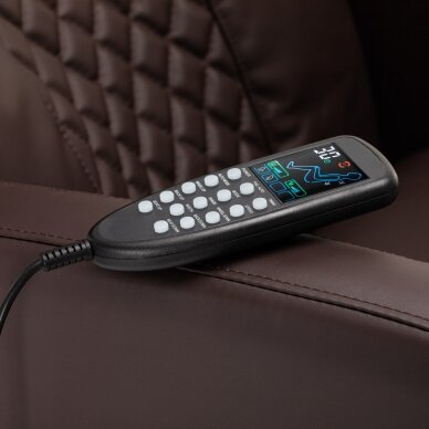 Pedikiūro krėslas AZZURRO 016C PEDICURE MASSAGE CHAIR BROWN 10