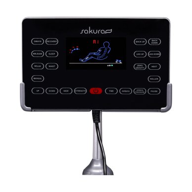 Masažinis krėslas Sakura Comfort Plus 806 Grey 6 Masažinis krėslas Sakura Comfort Plus 806 Grey 6