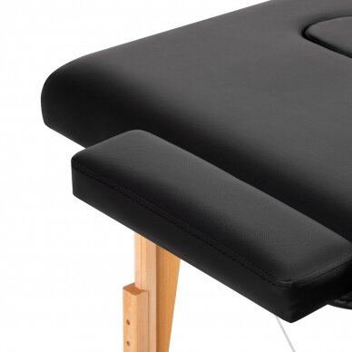 Składany stół do masażu ACTIVFIZJO WOOD LUX 3 BLACK 5