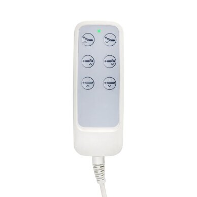 Kosmetologinis krėslas SILLON PRESTIGE LUX ELECTRIC 3 MOTOR GREY 19