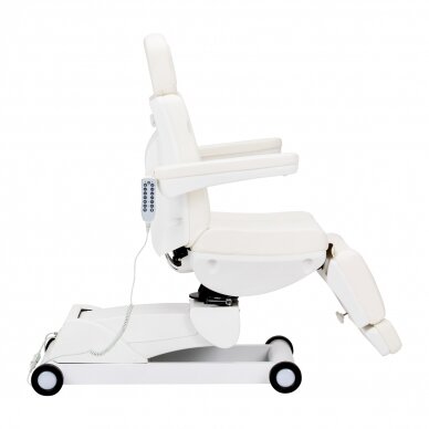 Cosmetology chair electric swivel Azzurro 873 White 3