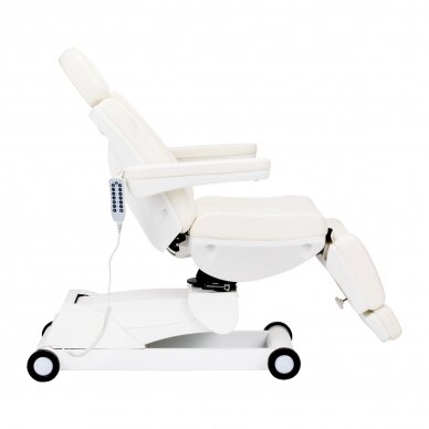 Cosmetology chair electric swivel Azzurro 873 White 4