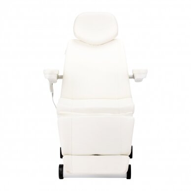 Kosmetoloģijas krēsls elektriskais grozāmais Azzurro 873 White 8
