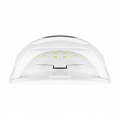Nagų lempa UV LED Glow S1 168W White Silver 3