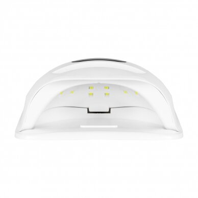 Nagų lempa UV LED Glow S1 168W White Silver 3