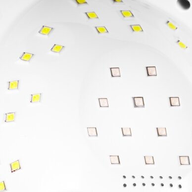 Nagų lempa UV LED Glow S1 168W White Gold 7