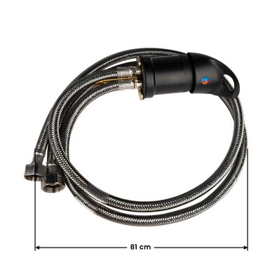 Parturiliikkeen pesualtaan vesihana GABBIANO Roma Black 3