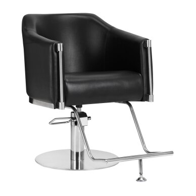 Kampaamotuoli Gabbiano Professional Hairdressing Chair Burgos Black Kampaamotuoli Gabbiano Professional Hairdressing Chair Burgos Black