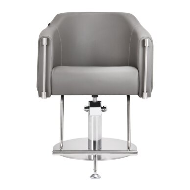 Frizieru krēsls Gabbiano Professional Hairdressing Chair Burgos Grey 1