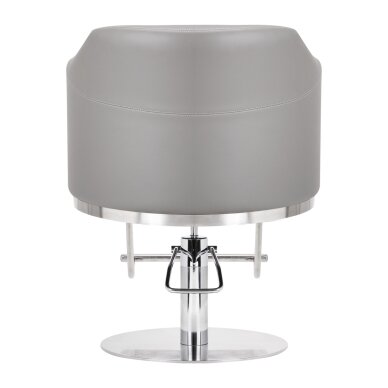 Frizieru krēsls Gabbiano Professional Hairdressing Chair Burgos Grey 3
