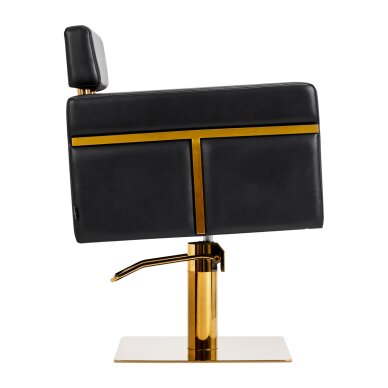 Kirpyklos kėdė GABBIANO PROFESSIONAL HAIRDRESSING CHAIR TOLEDO GOLD BLACK 2 Kirpyklos kėdė GABBIANO PROFESSIONAL HAIRDRESSING CHAIR TOLEDO GOLD BLACK 2