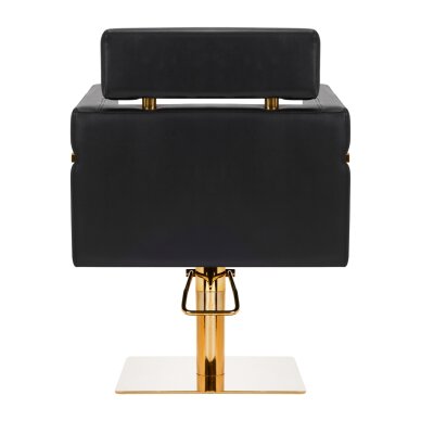 Kampaamotuoli GABBIANO PROFESSIONAL HAIRDRESSING CHAIR TOLEDO GOLD BLACK 3