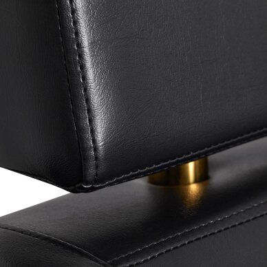 Kirpyklos kėdė GABBIANO PROFESSIONAL HAIRDRESSING CHAIR TOLEDO GOLD BLACK 6 Kirpyklos kėdė GABBIANO PROFESSIONAL HAIRDRESSING CHAIR TOLEDO GOLD BLACK 6