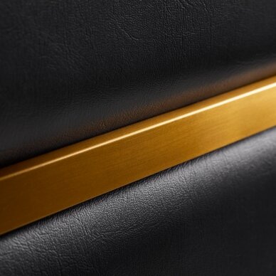 Hairdressing chair GABBIANO PROFESSIONAL HAIRDRESSING CHAIR TOLEDO GOLD BLACK 7