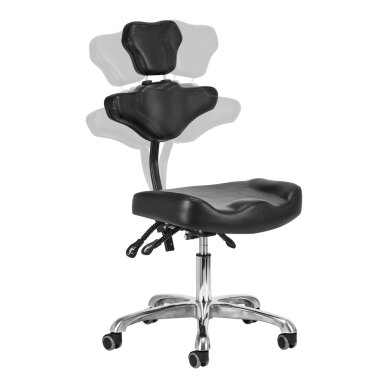 Beautician stool TATTOO PRO INK 973 BLACK 2 Beautician stool TATTOO PRO INK 973 BLACK 2
