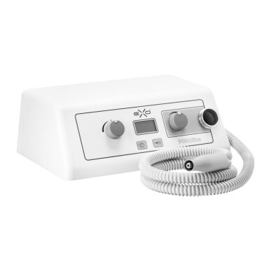 RINKINYS: Nagų freza manikiūrui Exo Podo Line + Kosmetologinis vežimėlis Y-200 + Kosmetologinė LED lempa ELEGANTE + Sterilizatorius UV-C Blue 4