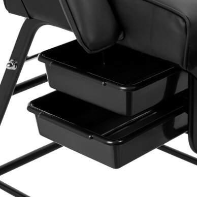 Kosmetoloģijas krēsls VISAGE 557A BLACK 8
