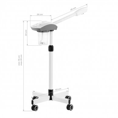 Veido odos garintuvas GIOVANNI FACIAL STEAMER D-20 WHITE 4