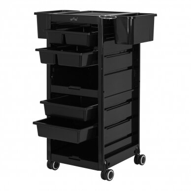Kampaamokärry GABBIANO HAIRDRESSER HELPER 68B BLACK 1
