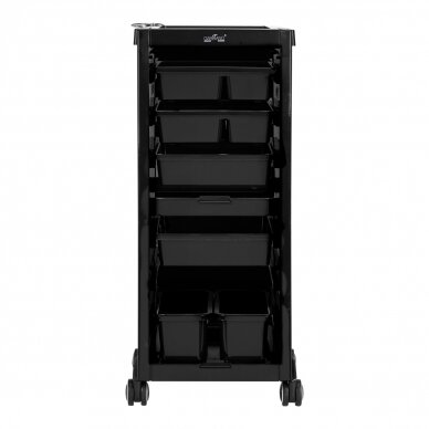 Kirpėjo vežimėlis GABBIANO HAIRDRESSER HELPER 68B BLACK 4