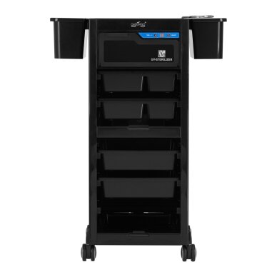 Hairdressing trolley with integrated UV steriliser GABIANNO 68 Black 3