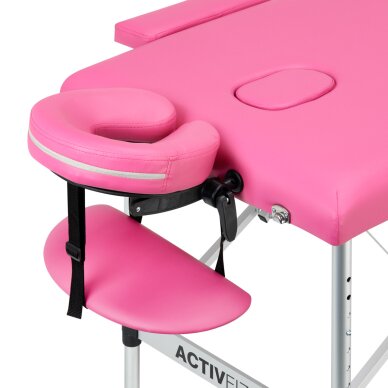 Sulankstomas masažo stalas Activ Fizjo 2 Alu Pink 2
