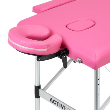 Saliekamais masāžas galds Activ Fizjo 2 Alu Pink 3