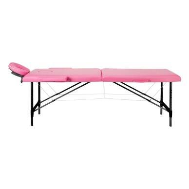 Kokkupandav massaažilaud Activ Fizjo 2 Alu Pink Black 1