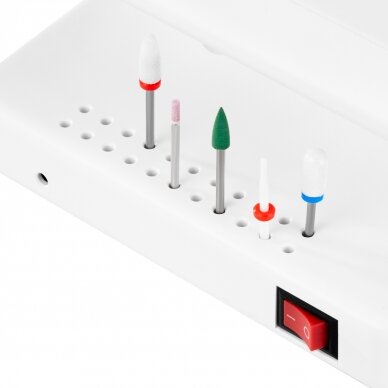Nagų freza manikiūrui ir pedikiūrui OCHO TECHNIC 65W, White 7