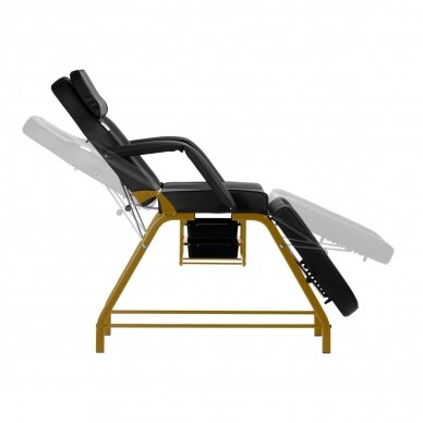 Kosmetoloogia tool BEAUTY CHAIR 557G MODEL GOLD BLACK 5