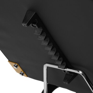 Kosmetologinis krėslas BEAUTY CHAIR 557G MODEL GOLD BLACK 9 Kosmetologinis krėslas BEAUTY CHAIR 557G MODEL GOLD BLACK 9