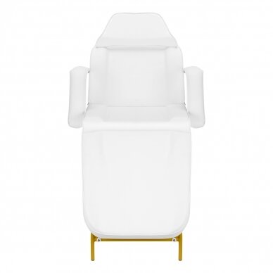 Косметологическое кресло BEAUTY CHAIR 557G MODEL GOLD WHITE 3