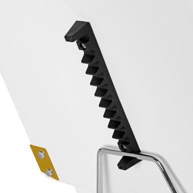 Kosmetoloģijas krēsls BEAUTY CHAIR 557G MODEL GOLD WHITE 9 Kosmetoloģijas krēsls BEAUTY CHAIR 557G MODEL GOLD WHITE 9