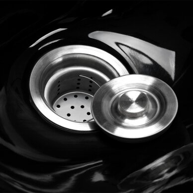 Hairdressing salon sink Gabbiano Lille Gold Black 8