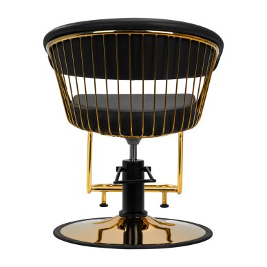 Kampaamotuoli GABBIANO HAIRDRESSING CHAIR LILLE GOLD BLACK 3