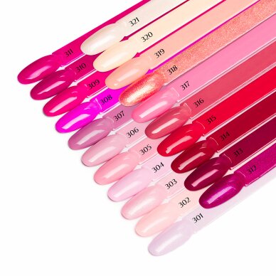 OCHO NAILS hibridinis nagų lakas Pink 307, 5 g 3 OCHO NAILS hibridinis nagų lakas Pink 307, 5 g 3