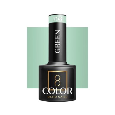 OCHO NAILS Lakier hybrydowy Green 708, 5 g
