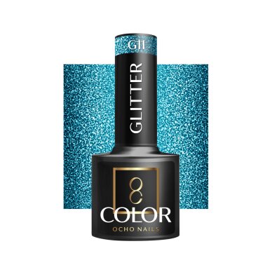 OCHO NAILS Hybrid-Nagellack Glitter G11, 5 g OCHO NAILS Hybrid-Nagellack Glitter G11, 5 g